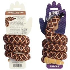 Wrist Wranglers Elastic Plush Diamondback Rattlesnake by Aurora