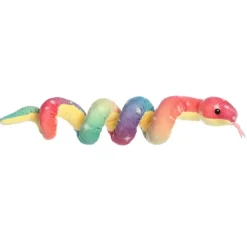 Wrist Wranglers Elastic Plush Rainbow Dreams Snake by Aurora