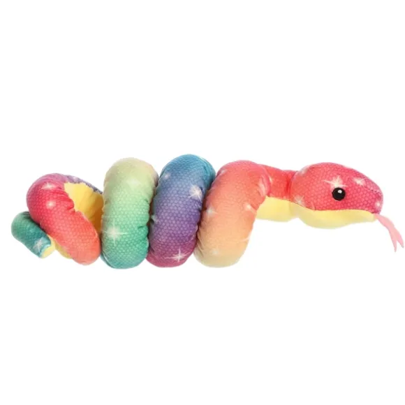 Wrist Wranglers Elastic Plush Rainbow Dreams Snake by Aurora