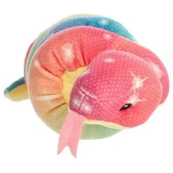 Wrist Wranglers Elastic Plush Rainbow Dreams Snake by Aurora