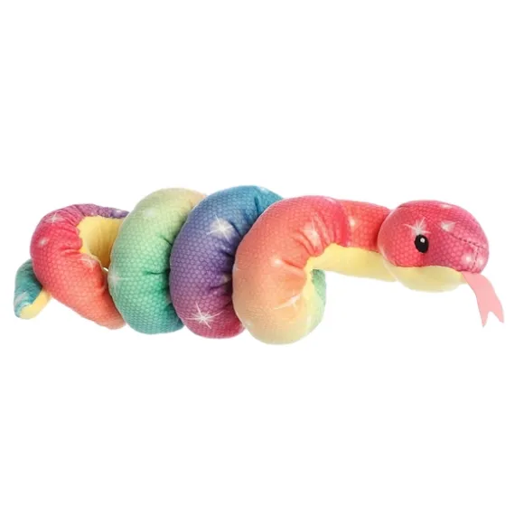 Wrist Wranglers Elastic Plush Rainbow Dreams Snake by Aurora