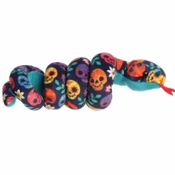 Wrist Wranglers Elastic Plush Sugar Skull Snake by Aurora