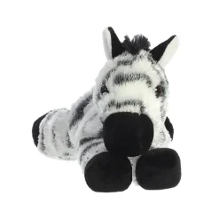 Zany The Stuffed Zebra Plush Animal Mini Flopsie by Aurora