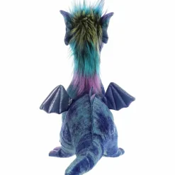Zion the Blue Designer Stuffed Dragon Luxe Boutique Plush by Aurora