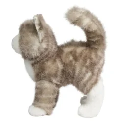 Zipper the Plush Gray Tabby Cat by Douglas