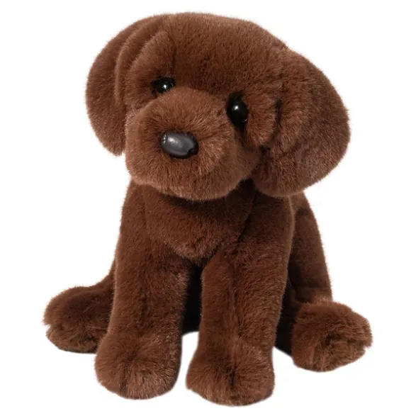 Zoom the 9 Inch Stuffed Chocolate Lab Dog by Douglas